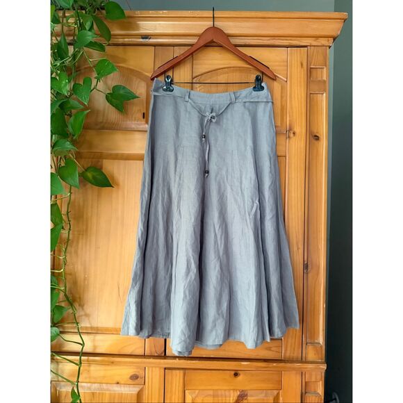 Grace Elements skirt in size 10, made of 100% linen - Picture 1 of 11